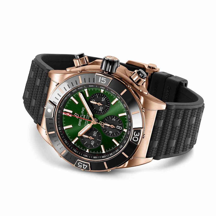 Часы Breitling Super Chronomat B01 44 RB01361A1L1S1 — металл золото, Швейцария
