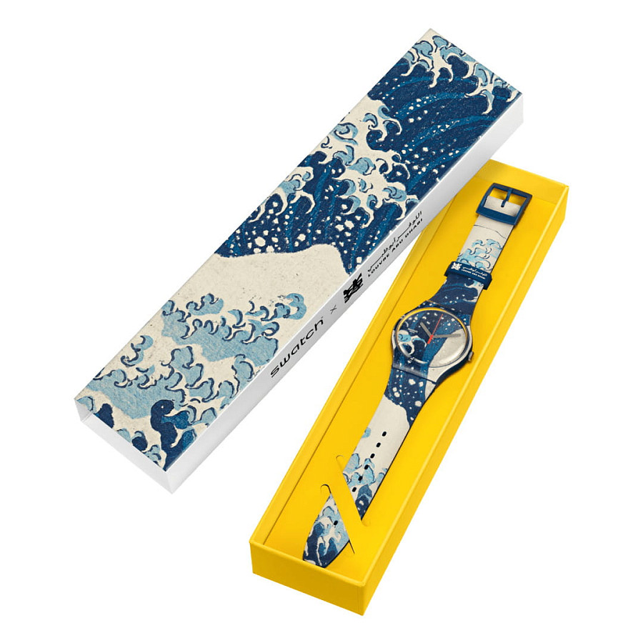 Часы Swatch New Gent SUOZ351 — силикон, женские