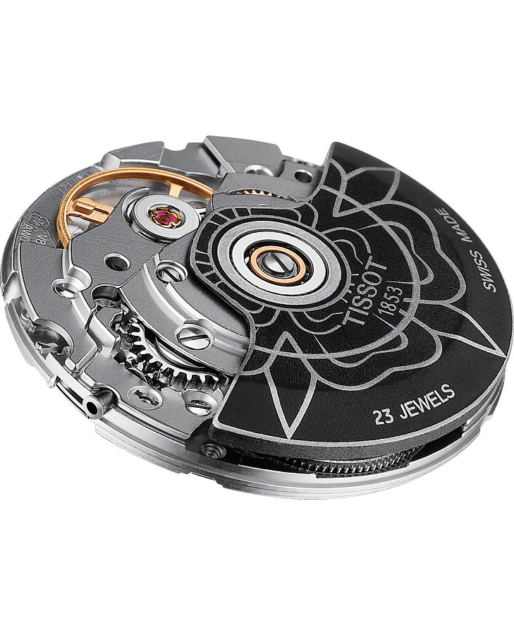 Часы Tissot Lady Heart Flower Powermatic 80 T050.207.37.017.05 — женские, белый