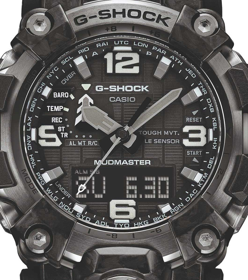 Часы Casio G-Shock GWG-2000-1A1DR (GWG-2000-1A1) — пластик, мужские
