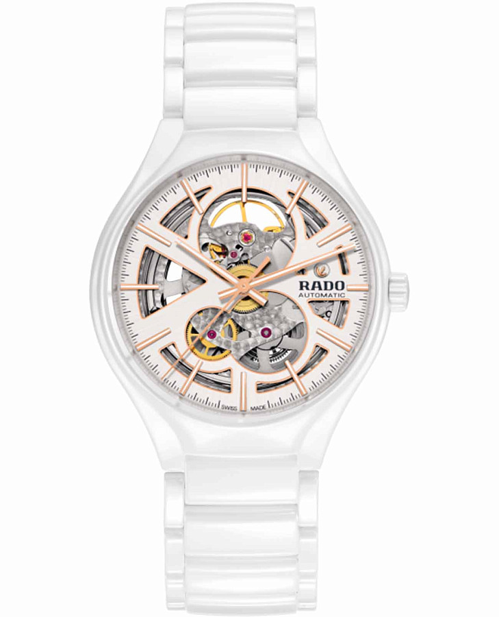 Часы Rado True Open Heart R27106922 — мужские, белый