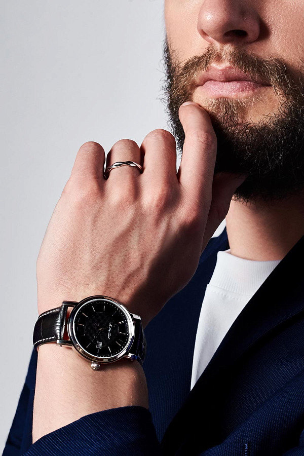 Часы Mathey-Tissot City Leather HB611251AN — кварцевые, металл сталь