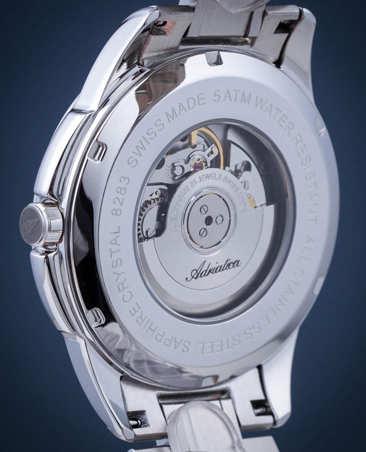 Часы Adriatica Premiere A8283.5165A — сталь металл, Швейцария