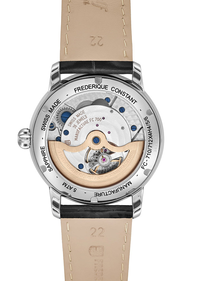Часы Frederique Constant Classic Manufacture FC-710MC4H6 — механические, сталь металл