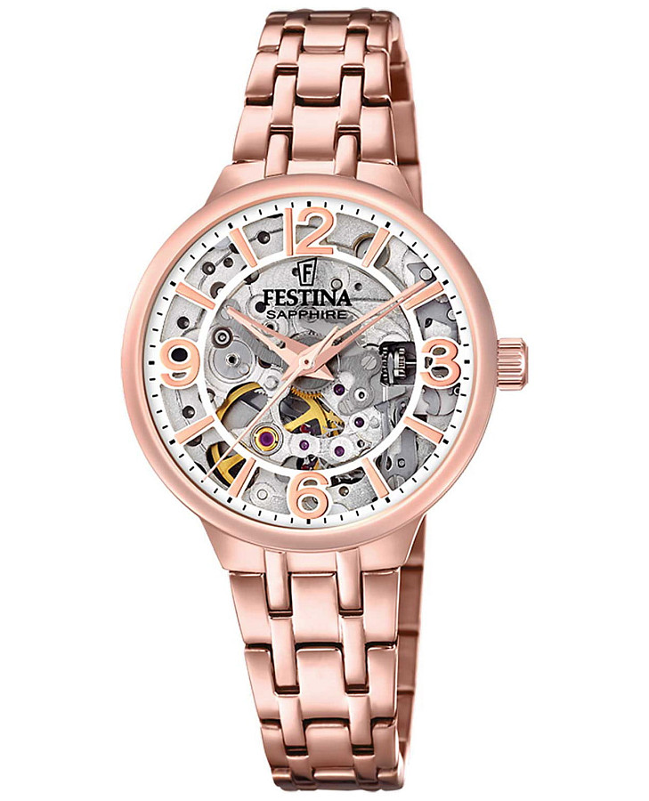Часы Festina Automatic F20616/1 — женские, серебристый