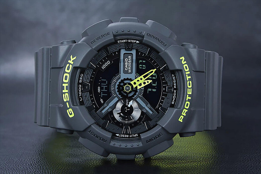 Часы Casio G-Shock GA-110LN-8A — электронные, пластик