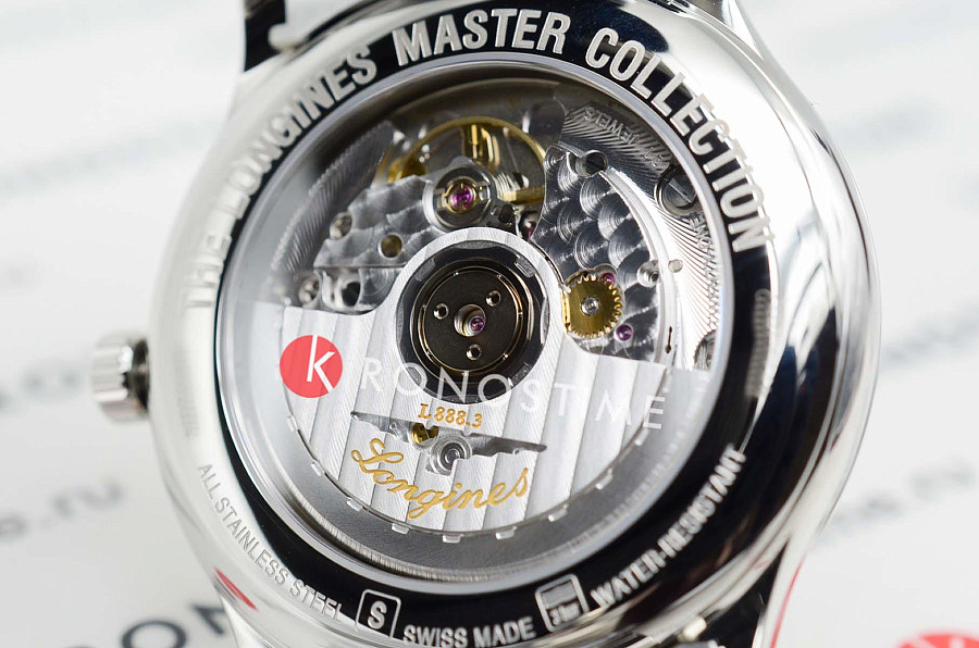 Часы Longines Master Collection L2.628.4.78.6 — мужские, нержавеющая сталь