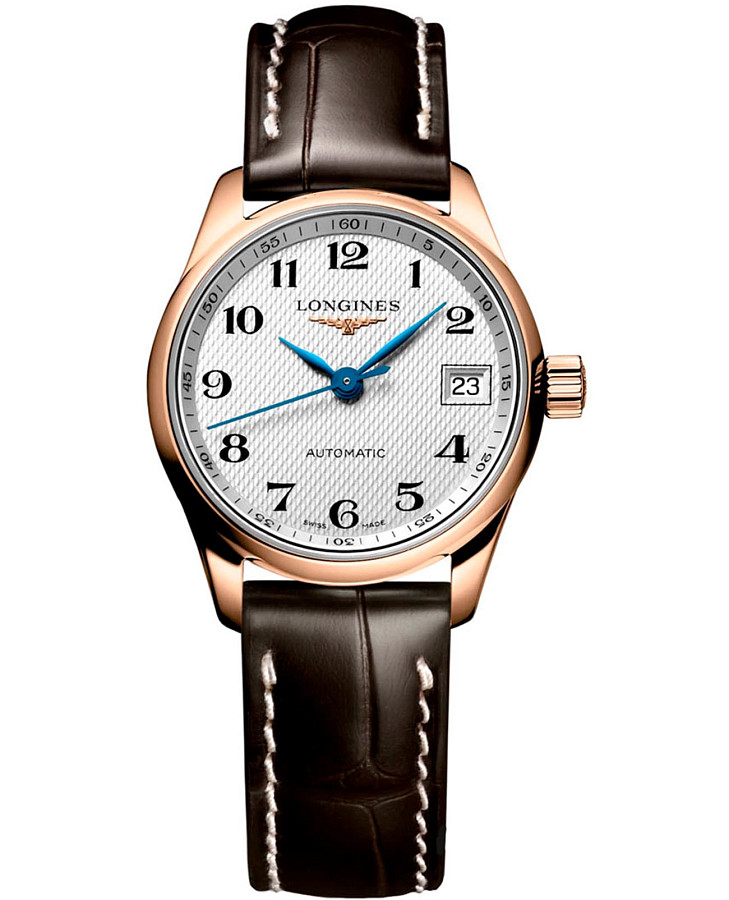 Часы Longines Master Collection L2.128.8.78.3 — женские, белый
