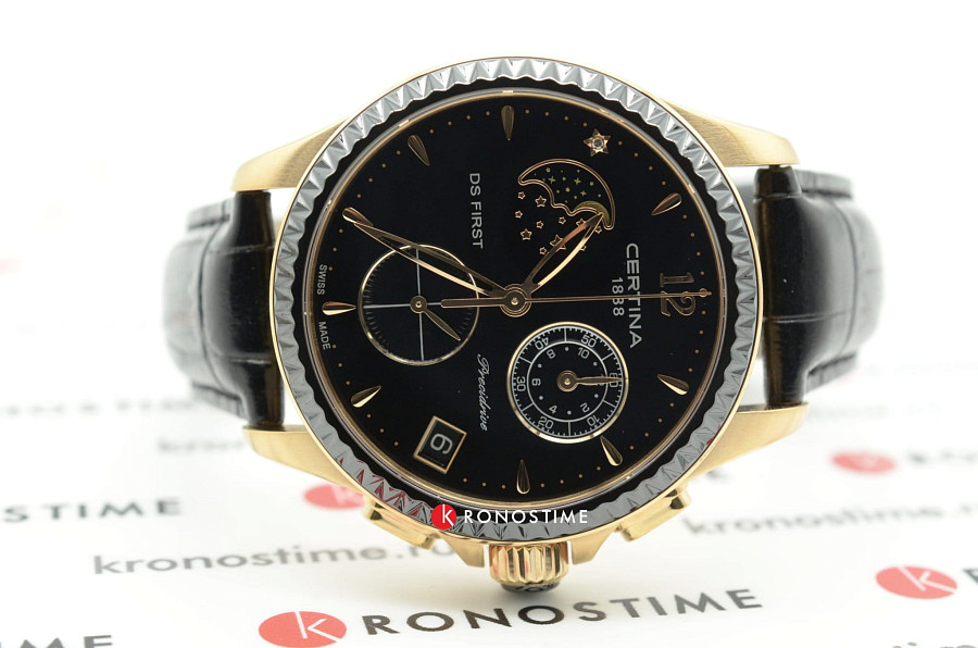 Часы Certina DS First Lady Chronograph Moon Phase C030.250.36.056.00 — Швейцария, кварцевые