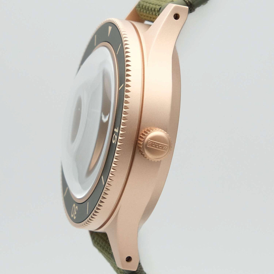 Часы Bulova Mil-Ships 98A324 — нейлон, мужские