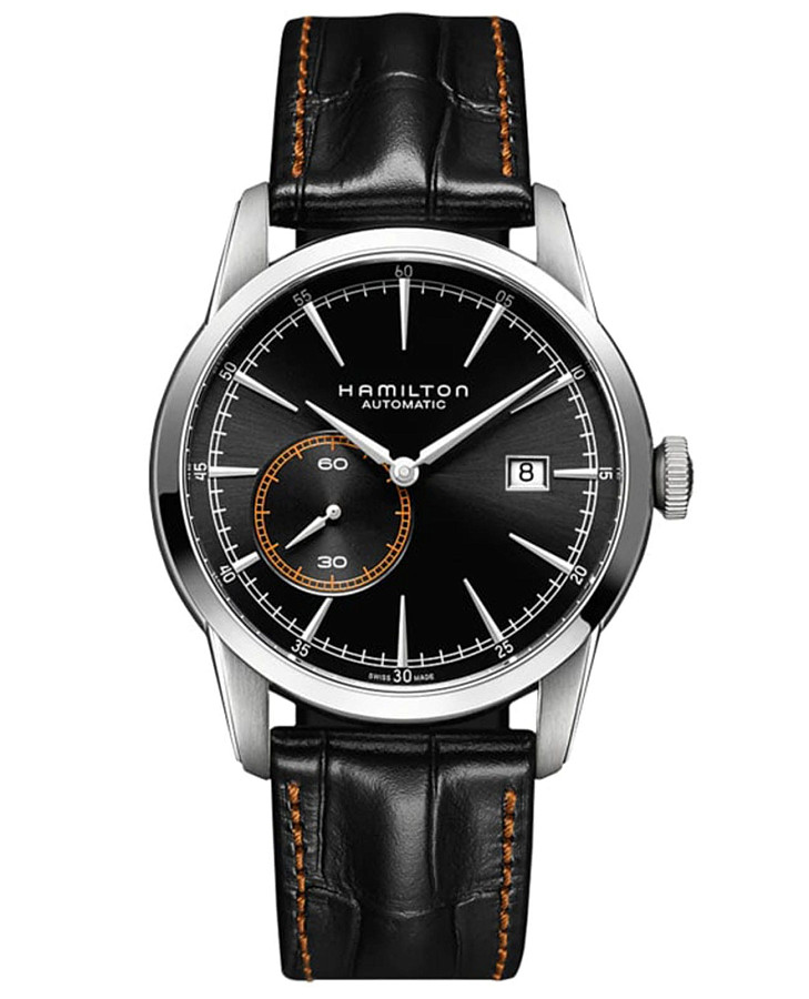 Часы Hamilton American Classic Railroad Small Second Auto H40515731 — мужские, черный