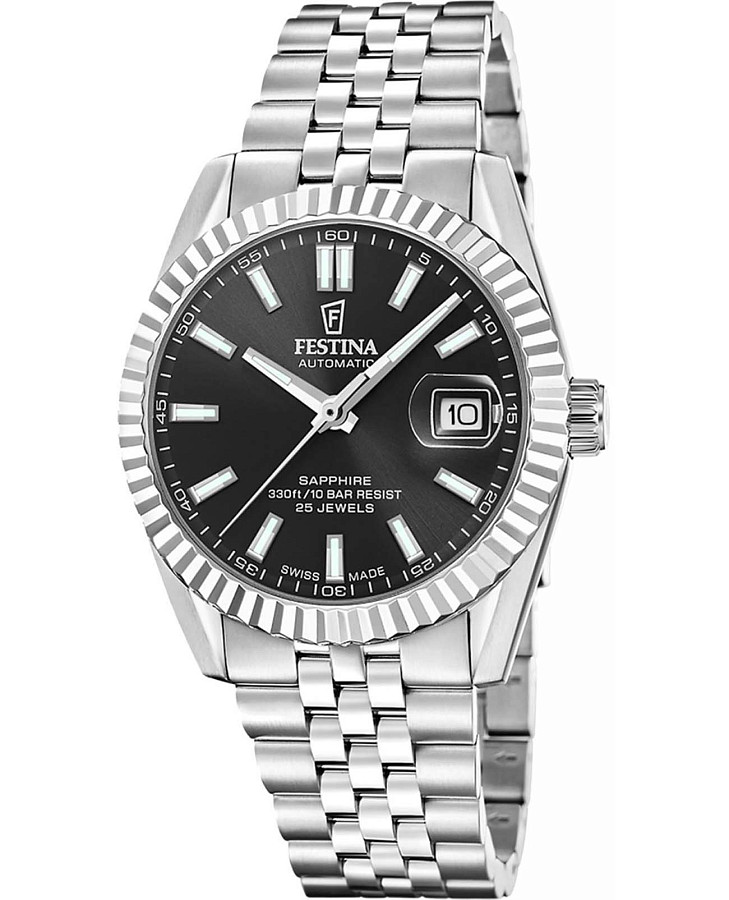 Часы Festina Swiss Made F20090/4 — мужские, черный
