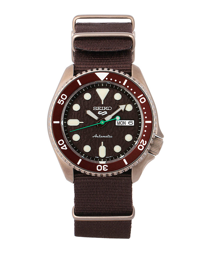 Часы Seiko 5 Sports SRPD85K1S — механические, сталь металл