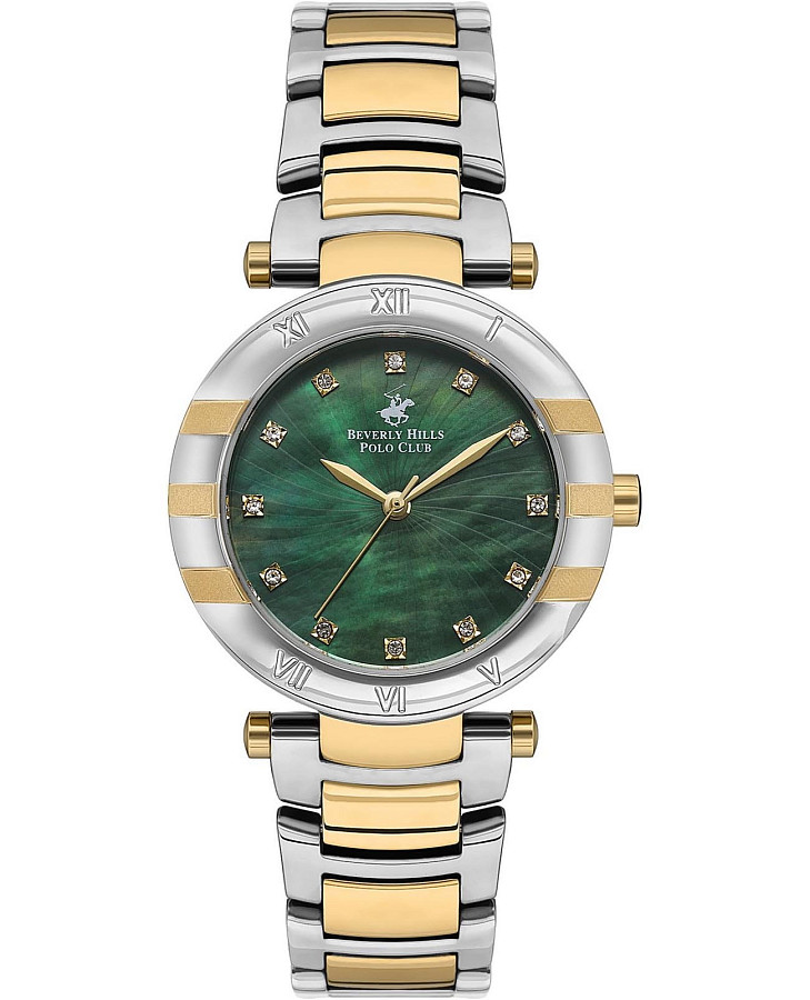 Часы Beverly Hills Polo Club BP3565C.270 — женские, зеленый