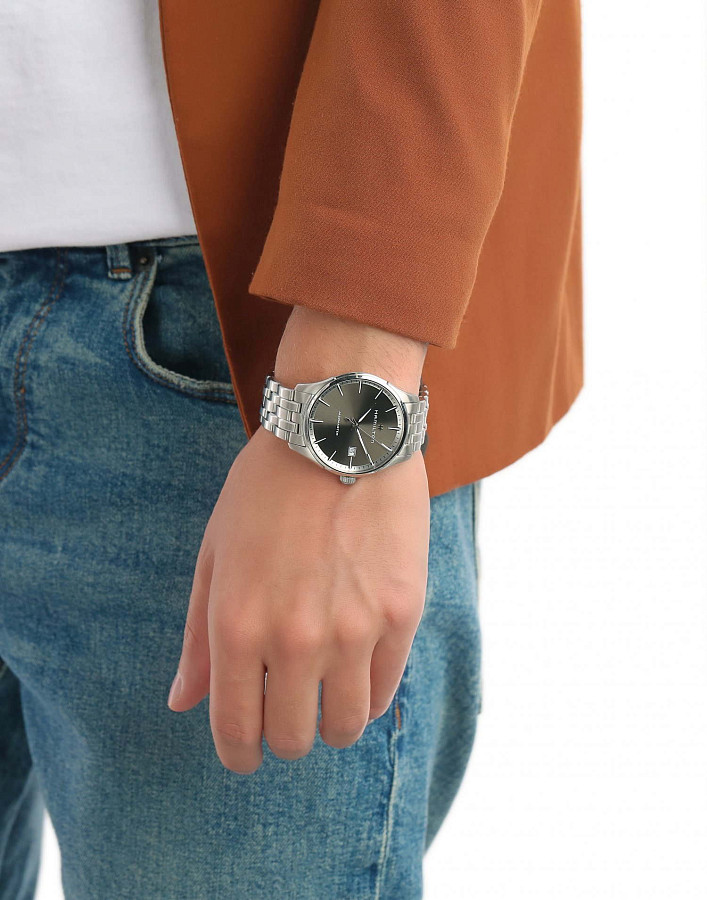Часы Hamilton Jazzmaster Gent Quartz H32451181 — нержавеющая сталь, мужские