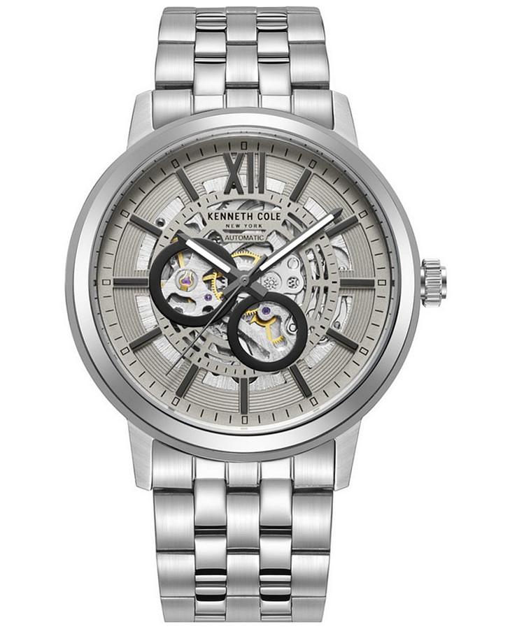 Часы Kenneth Cole Automatic KCWGL2217203 — мужские, серебристый