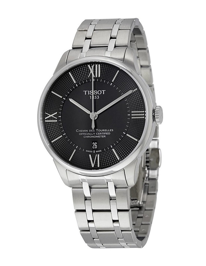 Часы Tissot Chemin des Tourelles COSC T099.408.11.058.00 — механические, металл сталь