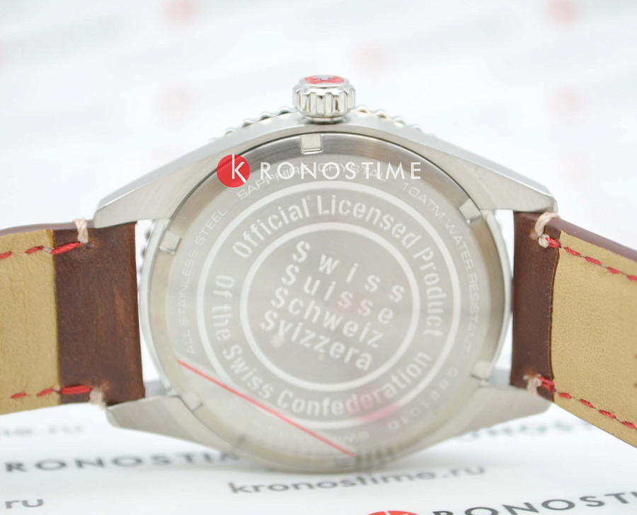 Часы Swiss Military Hanowa Afterburn SMWGB2101002 — кожаный, мужские