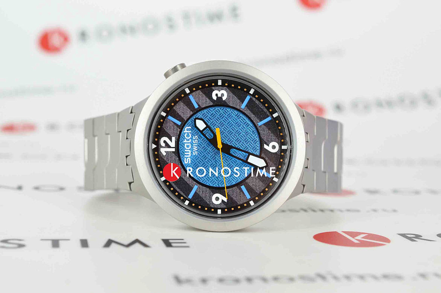 Часы Swatch Big Bold Irony Standard SB07S116G — кварцевые, сталь металл