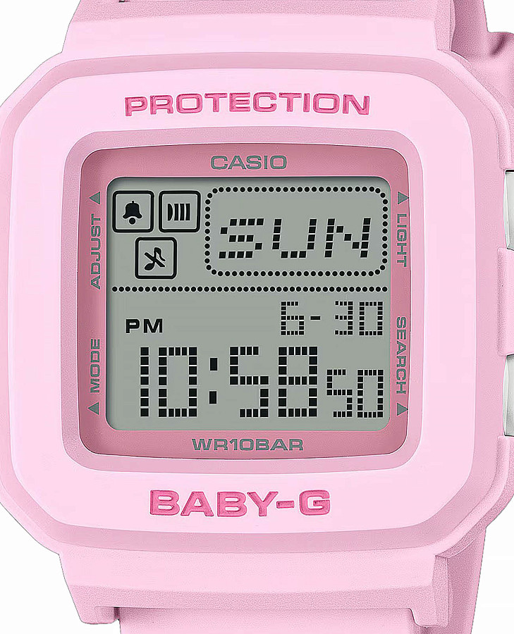 Часы Casio Baby-G BGD-10-4DR (BGD-10-4) — электронные, пластик