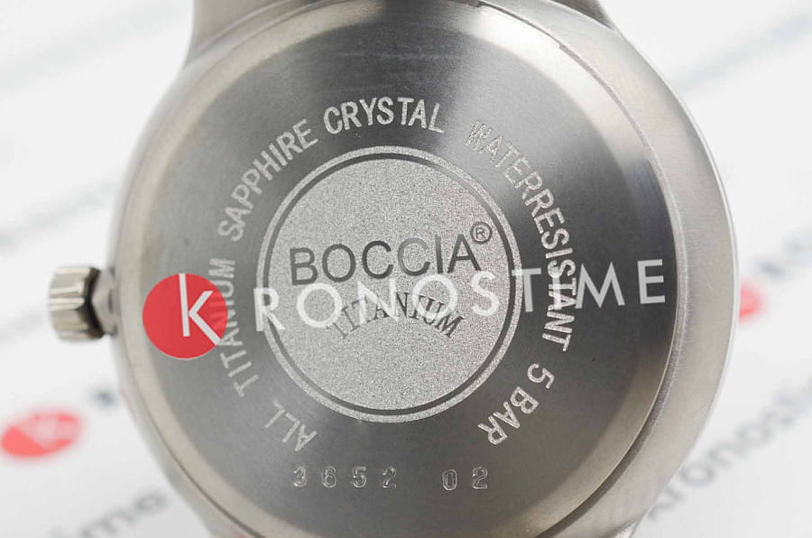 Часы Boccia Titanium 3652-02 — мужские, титановый