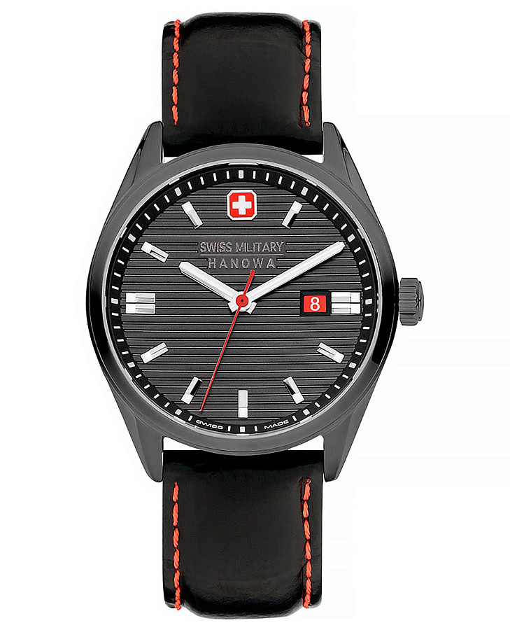 Часы Swiss Military Hanowa Roadrunner SMWGB2200140 — мужские, серый