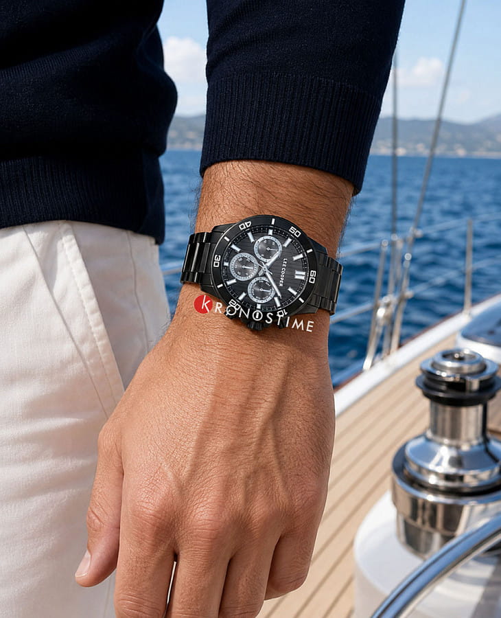 Часы Lee Cooper LC08106.650 — кварцевые, металл сталь