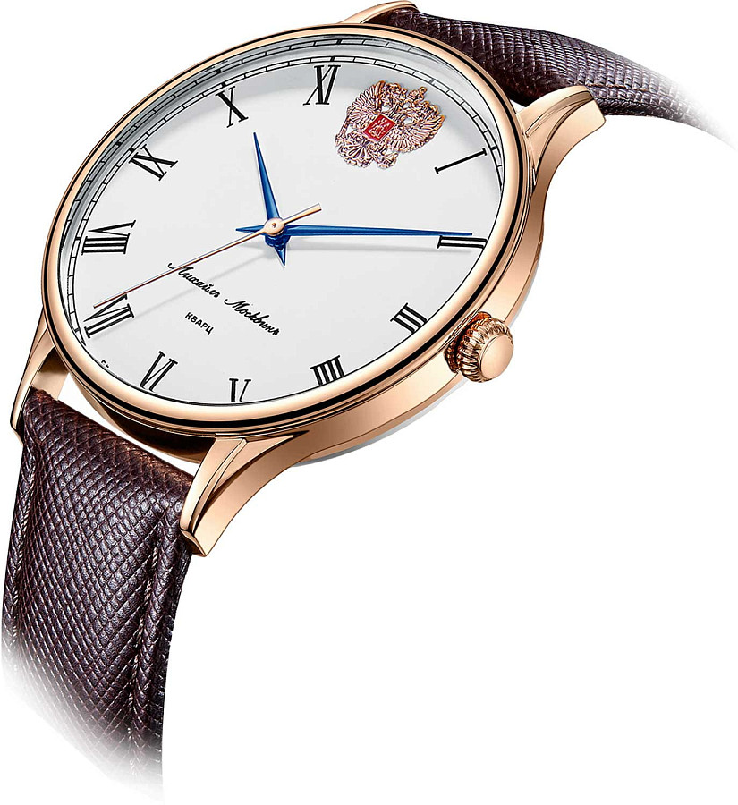Часы Михаил Москвин Classic 1310B3L8 — кварцевые, латунь