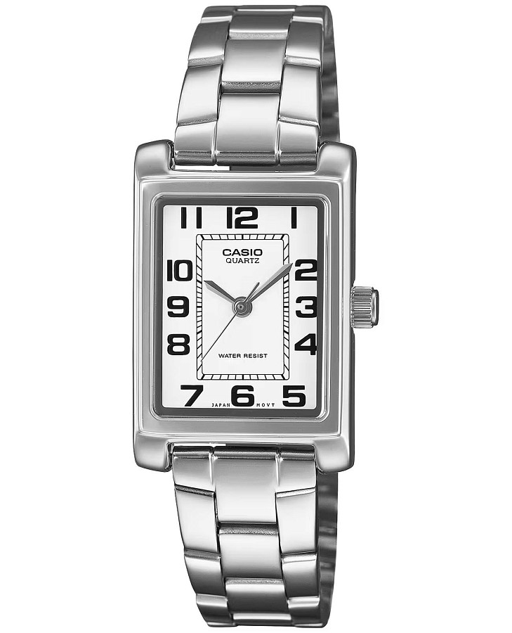 Часы Casio LTP-1234PDC-7B — женские, белый