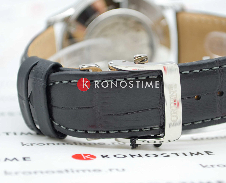 Часы Orient Sun & Moon RA-AK0008S (RN-AK0008S) — сталь металл, кожаный