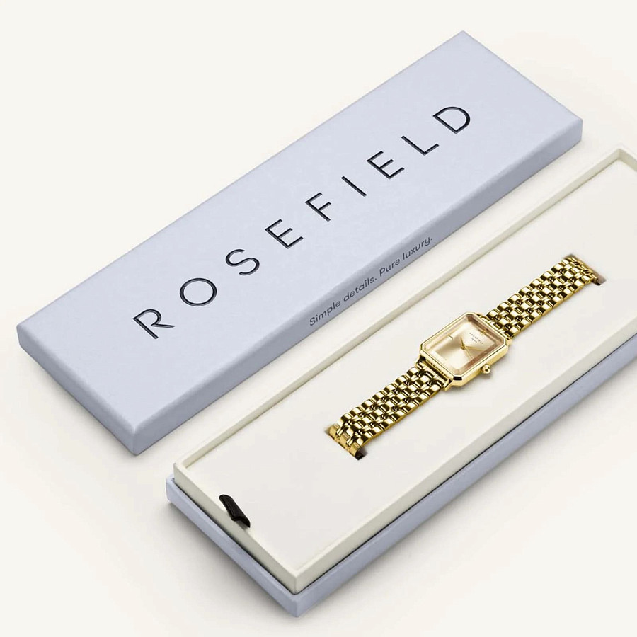 Часы Rosefield The Octagon OCGSG-O65 — золотистый, сталь металл