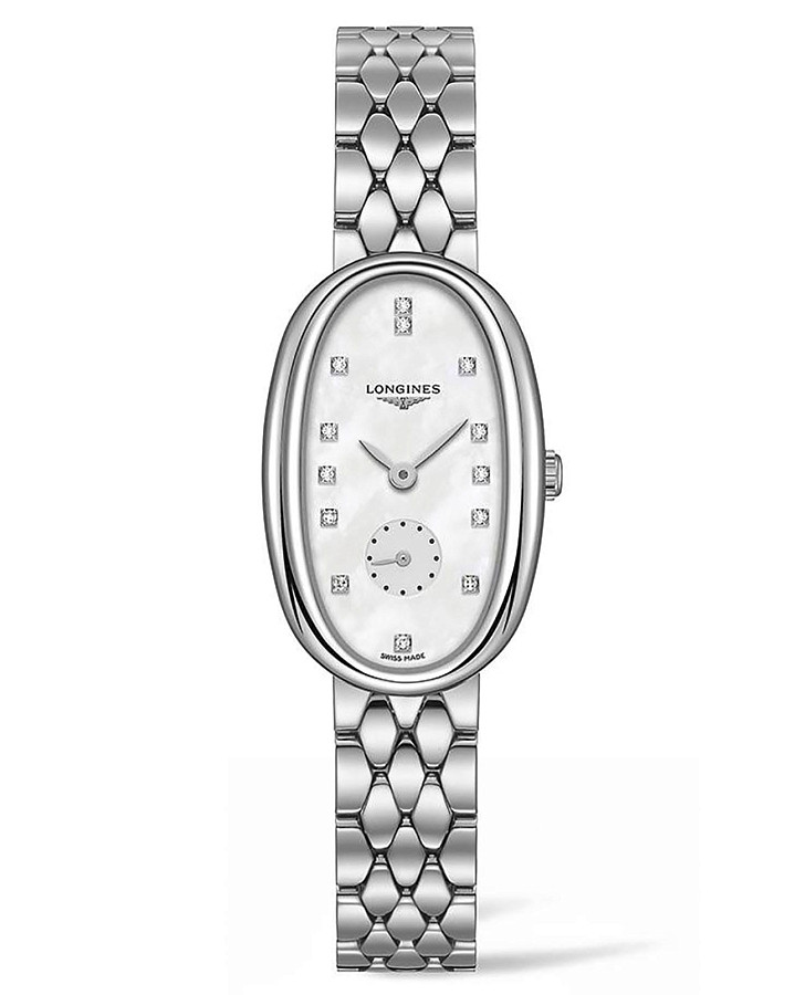 Часы Longines Symphonette L2.306.4.87.6 — женские, перламутровый