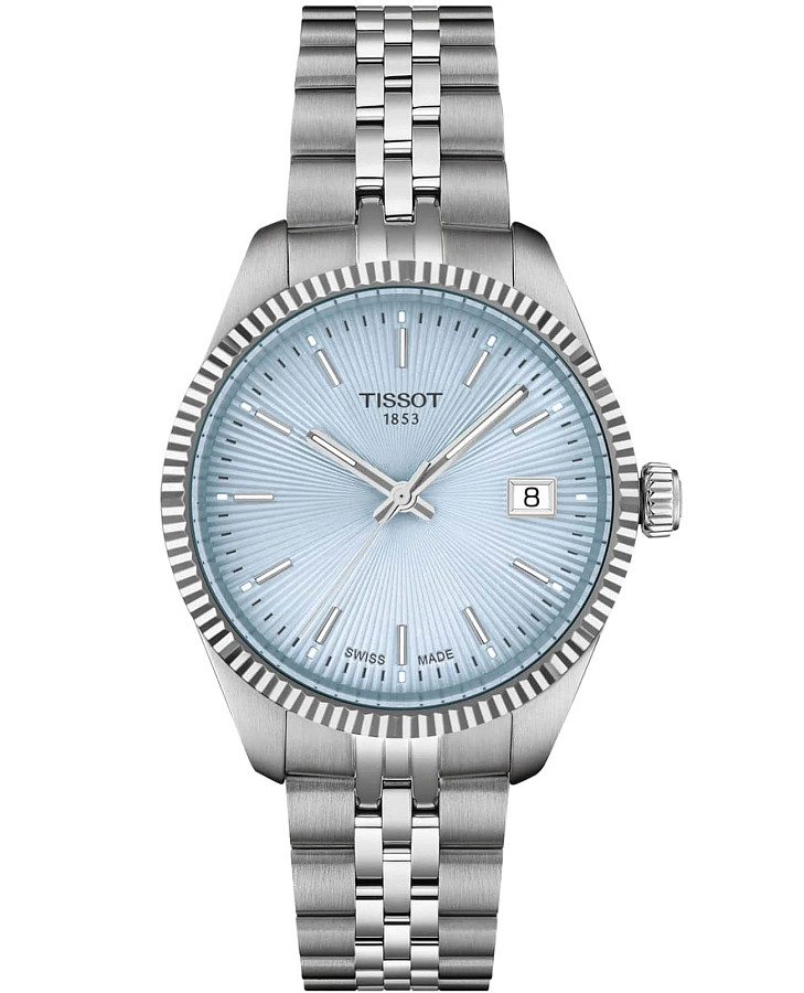 Часы Tissot Ballade 34 mm T156.210.11.351.00 — женские, голубой