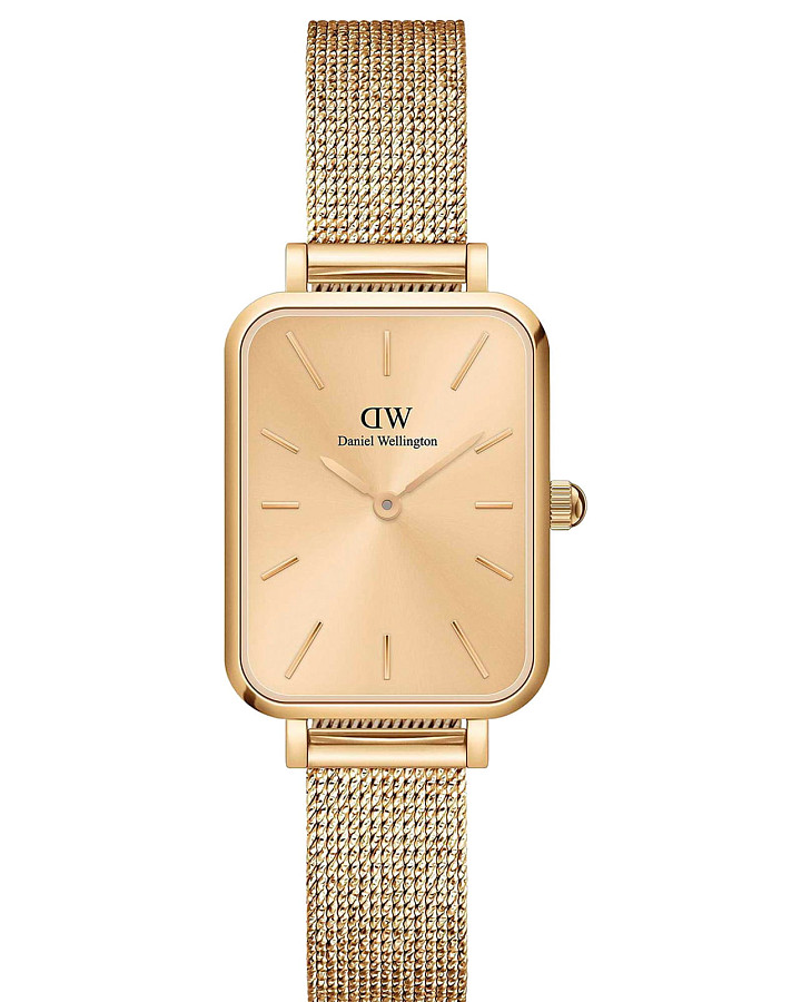 Часы Daniel Wellington Quadro Pressed Unitone DW00100485 — женские, золотистый