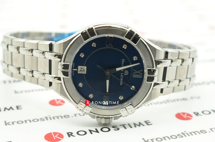 Часы Maurice Lacroix Aikon Date AI1006-SS002-450-1 — нержавеющая сталь, женские