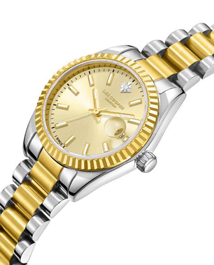 Часы Lee Cooper LC08126.210 — кварцевые, металл сталь