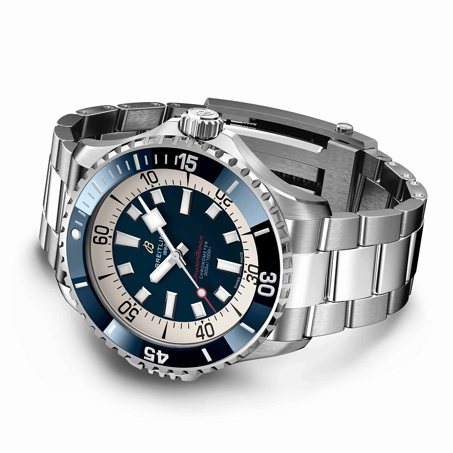Часы Breitling Superocean Automatic 46 A17378E71C1A1 — нержавеющая сталь, мужские