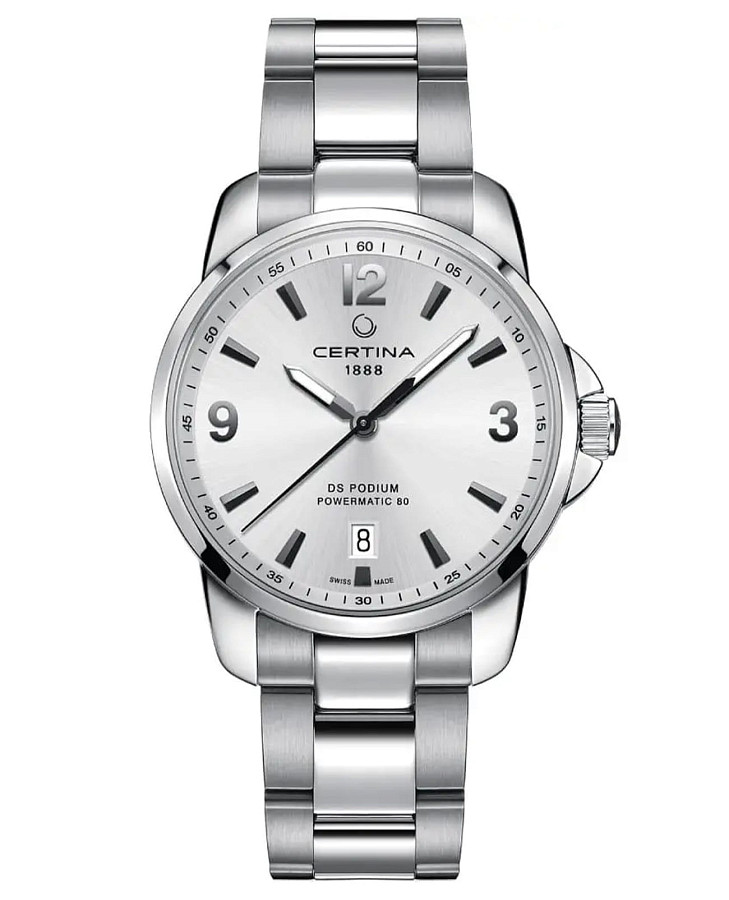 Часы Certina DS Podium C034.407.11.037.00 — мужские, серебристый