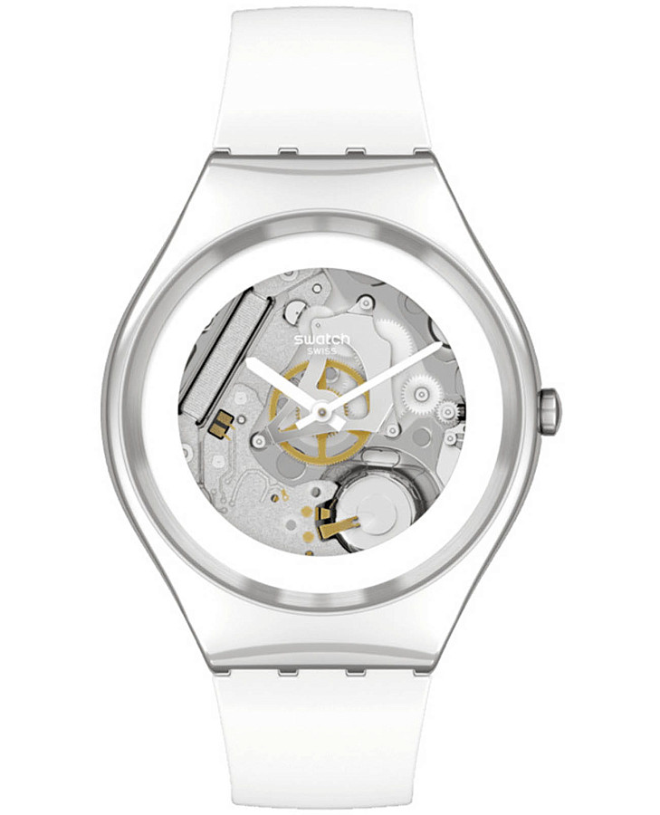 Часы Swatch Skin Irony Lacquered SYXS138 — женские, белый