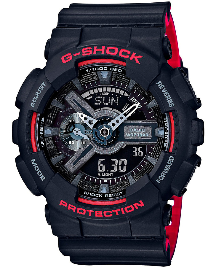 Часы Casio G-Shock GA-110HR-1ADR (GA-110HR-1A) — мужские, черный