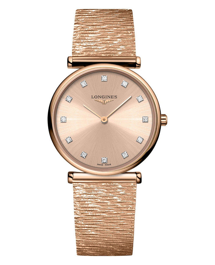Часы Longines La Grande Classique L4.512.1.93.8 — женские, золотистый
