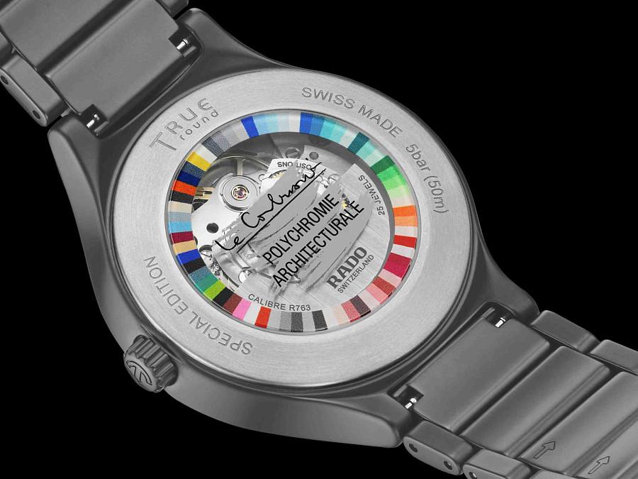 Часы Rado True Round x Les Couleurs Le Corbusier R27048162 — керамика, Швейцария
