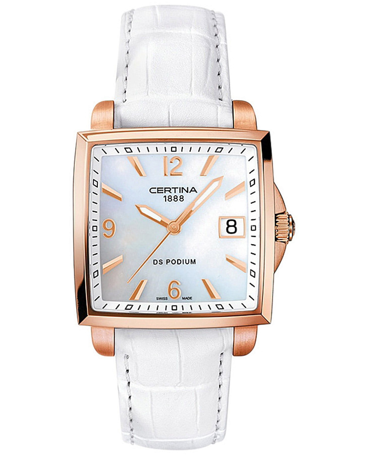 Часы Certina DS Podium C001.310.36.117.00 — женские, перламутровый