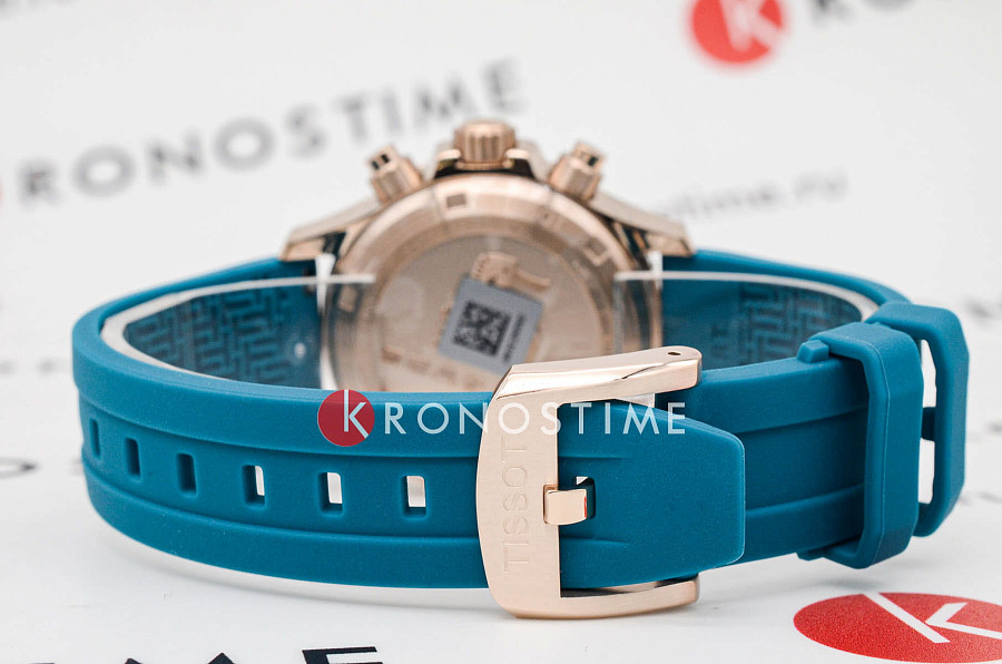 Часы Tissot Seastar 1000 Quartz Chronograph 38mm T120.217.37.041.00 — силикон, мужские