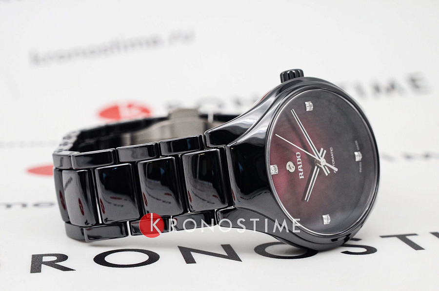 Часы Rado True Automatic Diamonds R27242742 — керамика, Швейцария