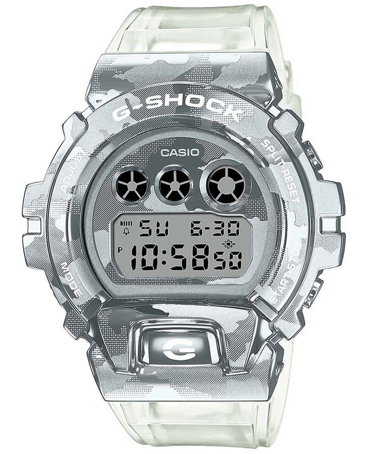 Часы Casio G-Shock GM-6900SCM-1 — мужские, серебристый