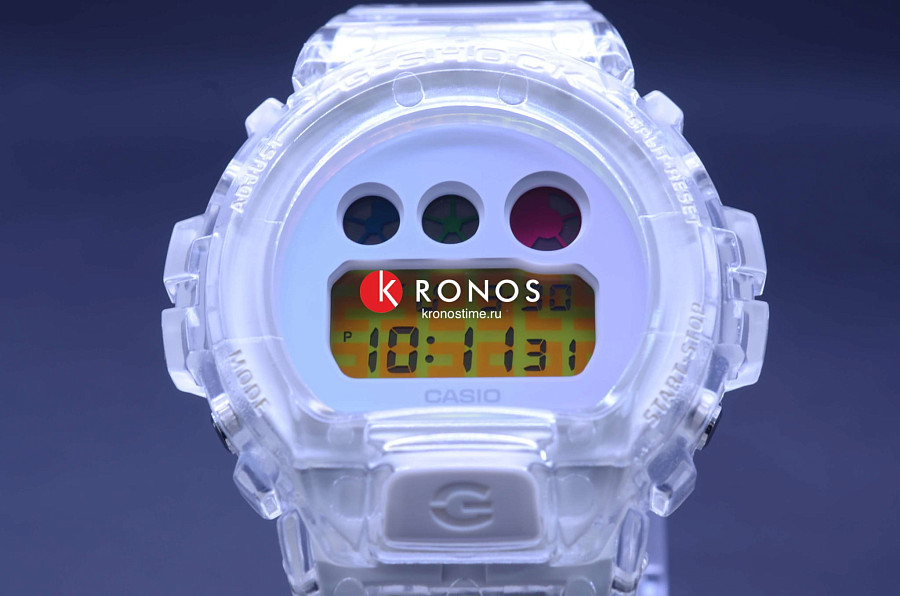 Часы Casio G-Shock DW-6900SP-7 — мужские, прозрачный