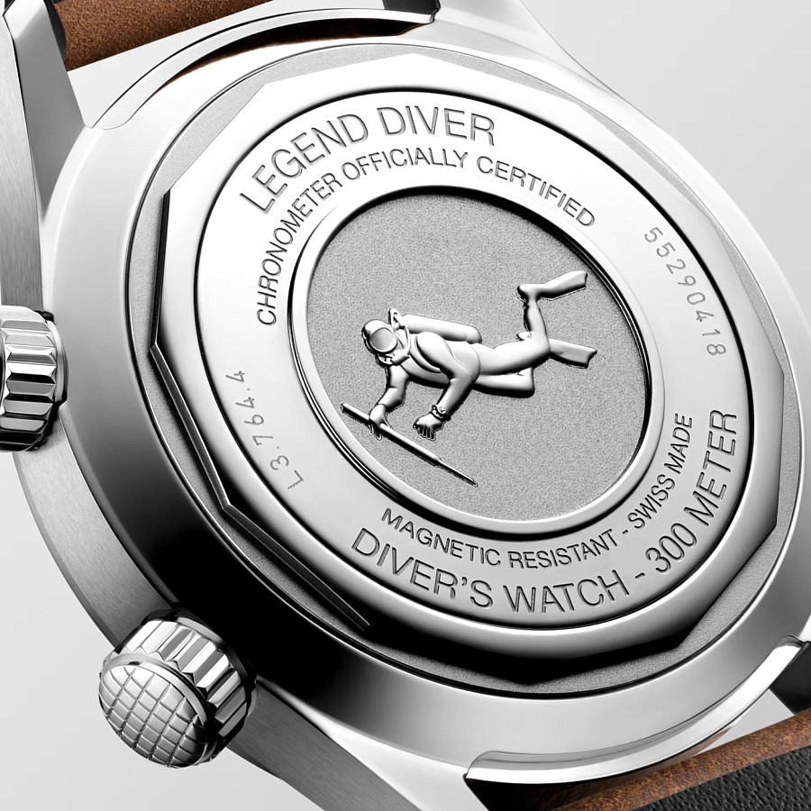 Часы Longines Legend Diver L3.764.4.50.0 — механические, Швейцария, мужские