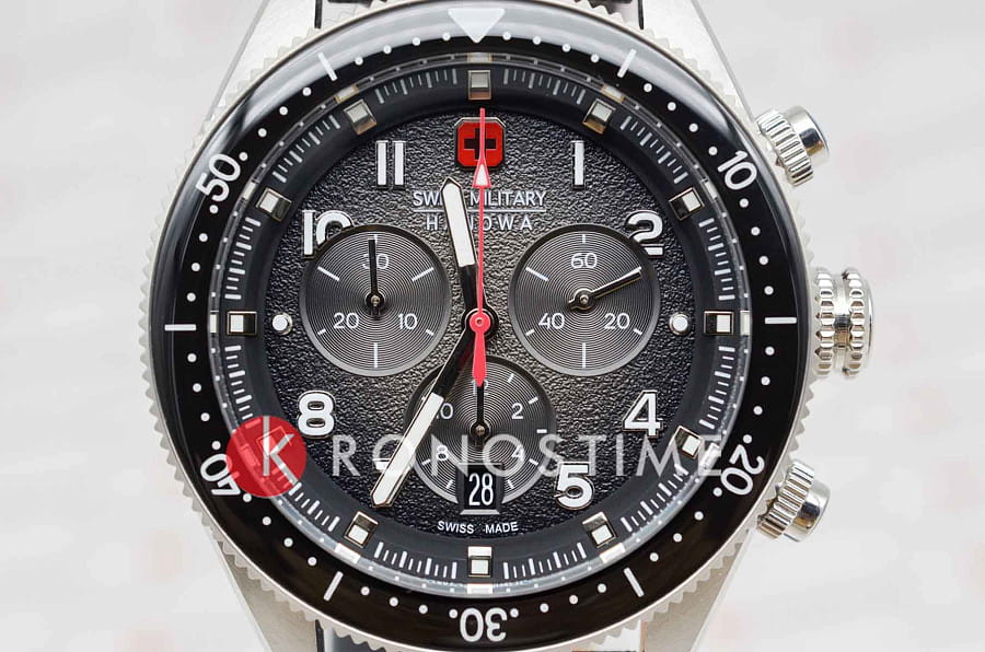 Часы Swiss Military Hanowa Greyhound Chrono SMWGC0003801 — металл сталь, Швейцария