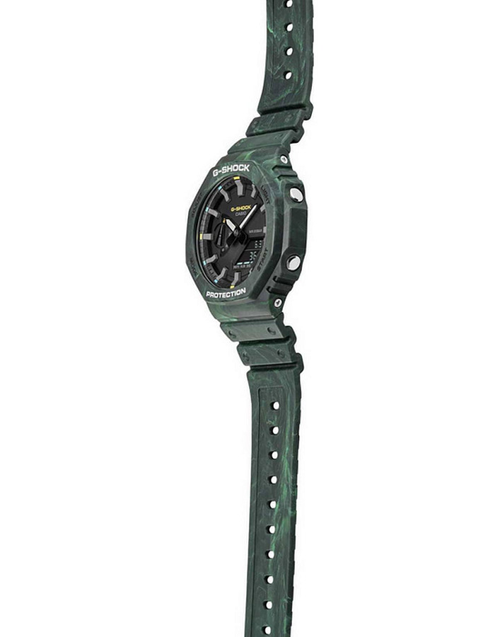 Часы Casio G-Shock GA-2100FR-3A — мужские, пластик